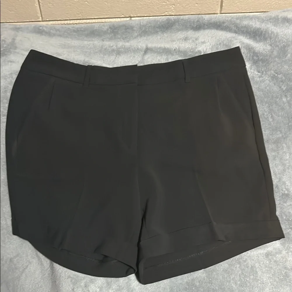 White House Black Market High Waist Black Shorts - Picture 1 of 6